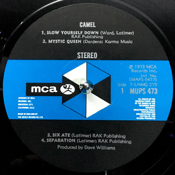 Camel: S/T 12" (used) - Image 3